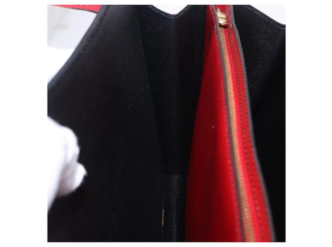 Borsa a mano LOUIS VUITTON Epi Bicolor Varenne Nero Rosso M52387 LV Auth 194393 - vista 21