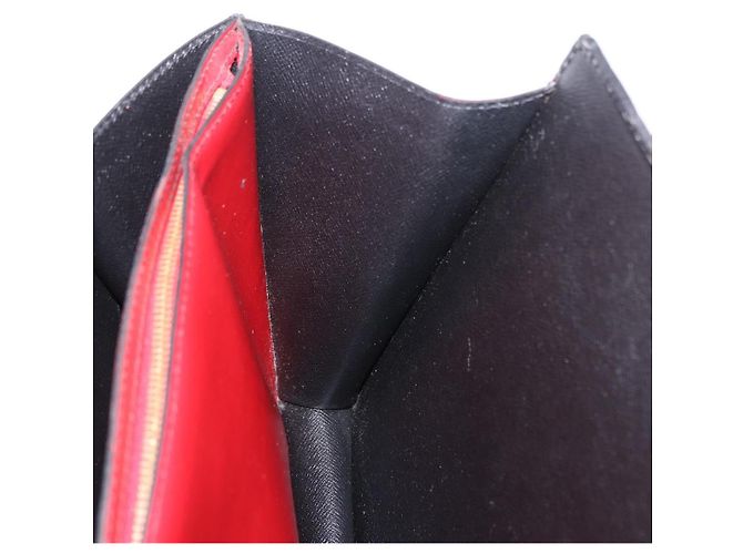Borsa a mano LOUIS VUITTON Epi Bicolor Varenne Nero Rosso M52387 LV Auth 194393 - vista 22