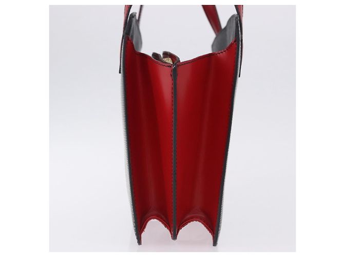 Borsa a mano LOUIS VUITTON Epi Bicolor Varenne Nero Rosso M52387 LV Auth 194393 - vista 4
