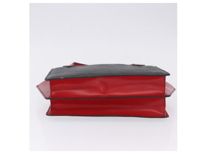 Borsa a mano LOUIS VUITTON Epi Bicolor Varenne Nero Rosso M52387 LV Auth 194393 - vista 5