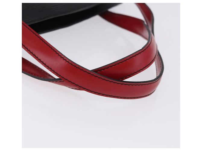 Borsa a mano LOUIS VUITTON Epi Bicolor Varenne Nero Rosso M52387 LV Auth 194393 - vista 7