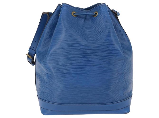 Borsa a tracolla LOUIS VUITTON Epi Noe Blu M44005 LV Auth BA14874A - vista 2
