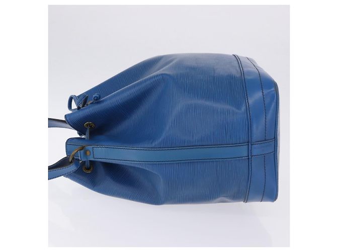 Borsa a tracolla LOUIS VUITTON Epi Noe Blu M44005 LV Auth BA14874A - vista 4
