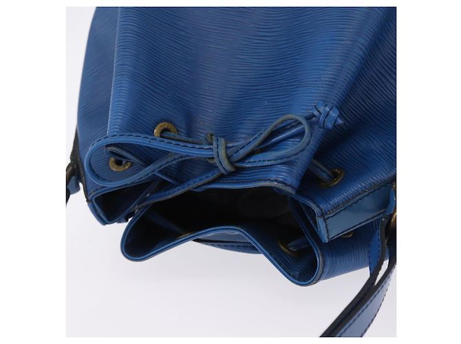 Borsa a tracolla LOUIS VUITTON Epi Noe Blu M44005 LV Auth BA14874A - vista 6