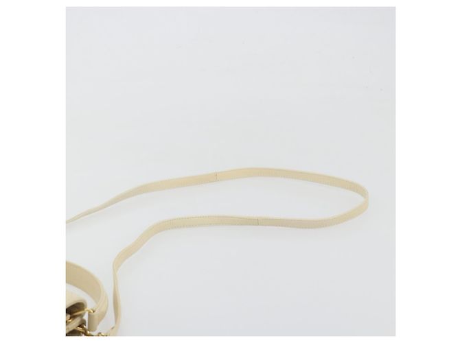 Borsa a tracolla BALLY in pelle 2way Ivory Gold Auth 197162A D'oro Crudo - vista 14