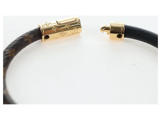 LOUIS VUITTON Monogram Brassle Daily Confidential Bracelet M6431 LV Auth 195941M Monogramma - vista 10