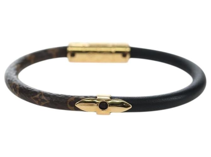 LOUIS VUITTON Monogram Brassle Daily Confidential Bracelet M6431 LV Auth 195941M Monogramma - vista 2
