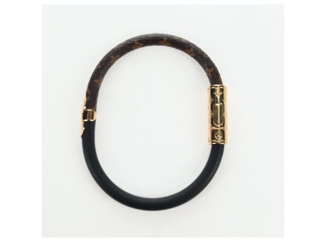 LOUIS VUITTON Monogram Brassle Daily Confidential Bracelet M6431 LV Auth 195941M Monogramma - vista 5