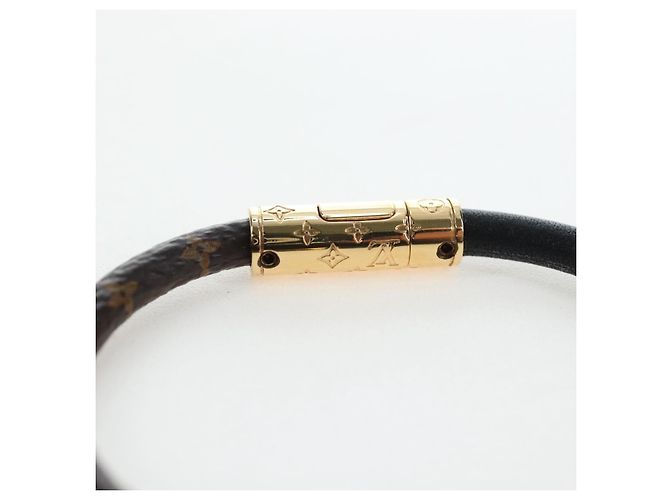LOUIS VUITTON Monogram Brassle Daily Confidential Bracelet M6431 LV Auth 195941M Monogramma - vista 8