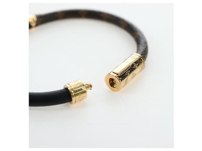 LOUIS VUITTON Monogram Brassle Daily Confidential Bracelet M6431 LV Auth 195941M Monogramma - vista 9