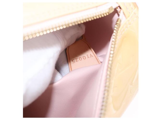 LOUIS VUITTON Monogram Vernis Bedford Hand Bag Beige M91006 LV Auth am12403V - vista 11