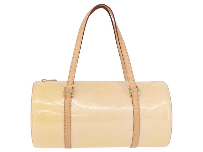 LOUIS VUITTON Monogram Vernis Bedford Hand Bag Beige M91006 LV Auth am12403V - vista 13