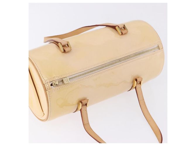 LOUIS VUITTON Monogram Vernis Bedford Hand Bag Beige M91006 LV Auth am12403V - vista 6
