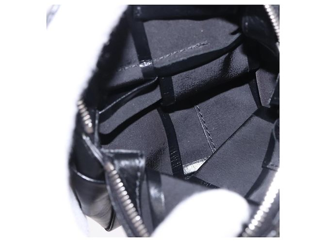 Borsa cintura BOTTEGA VENETA MAXI INTRECCIATO Cassette Nera Auth BA14968V Nero - vista 11