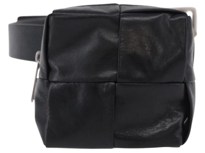 Borsa cintura BOTTEGA VENETA MAXI INTRECCIATO Cassette Nera Auth BA14968V Nero - vista 13