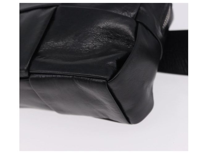 Borsa cintura BOTTEGA VENETA MAXI INTRECCIATO Cassette Nera Auth BA14968V Nero - vista 14