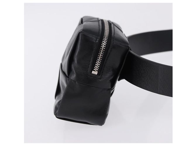 Borsa cintura BOTTEGA VENETA MAXI INTRECCIATO Cassette Nera Auth BA14968V Nero - vista 3