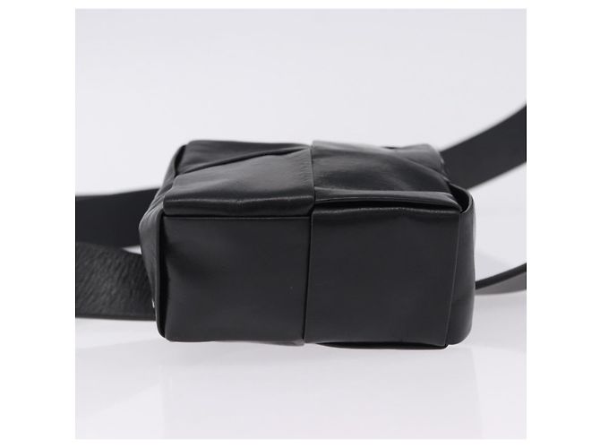 Borsa cintura BOTTEGA VENETA MAXI INTRECCIATO Cassette Nera Auth BA14968V Nero - vista 5