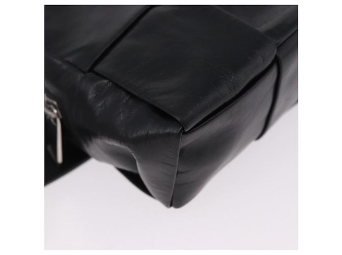 Borsa cintura BOTTEGA VENETA MAXI INTRECCIATO Cassette Nera Auth BA14968V Nero - vista 9