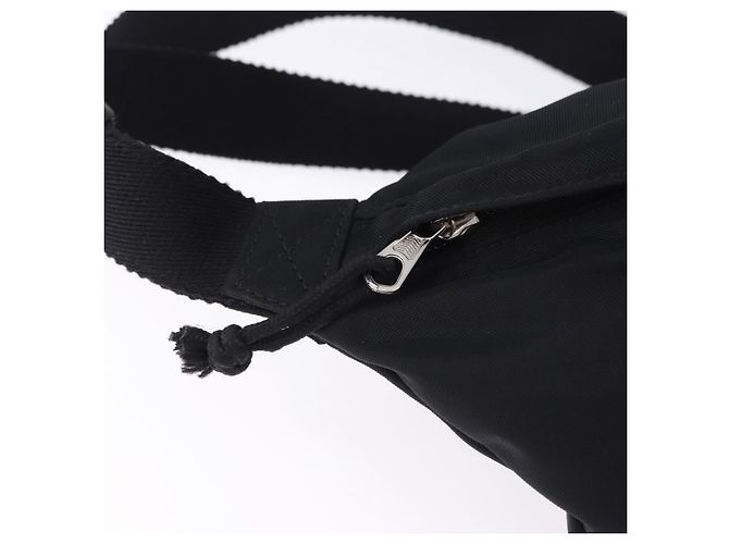 Borsello da vita BALENCIAGA Nylon Nero Argento 533009 Auth 198730A - vista 10