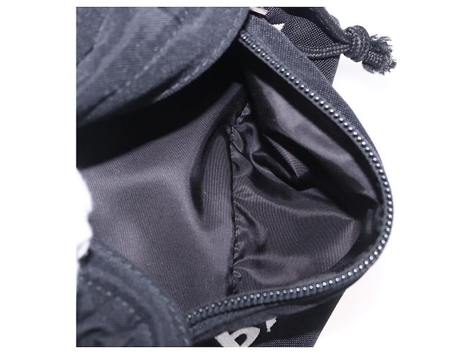 Borsello da vita BALENCIAGA Nylon Nero Argento 533009 Auth 198730A - vista 22