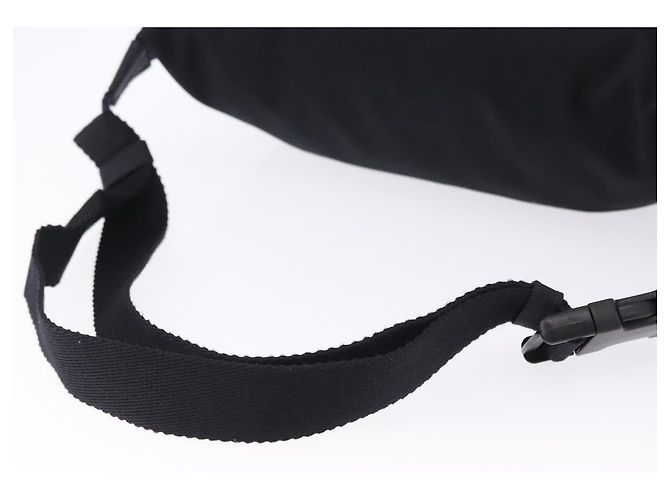 Borsello da vita BALENCIAGA Nylon Nero Argento 533009 Auth 198730A - vista 7