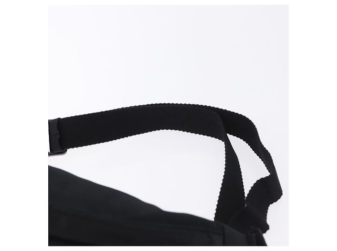 Borsello da vita BALENCIAGA Nylon Nero Argento 533009 Auth 198730A - vista 8