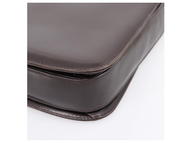 Borsa a tracolla GUCCI in pelle marrone tono oro Auth ep15755 - vista 15