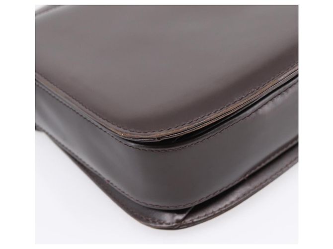 Borsa a tracolla GUCCI in pelle marrone tono oro Auth ep15755 - vista 16