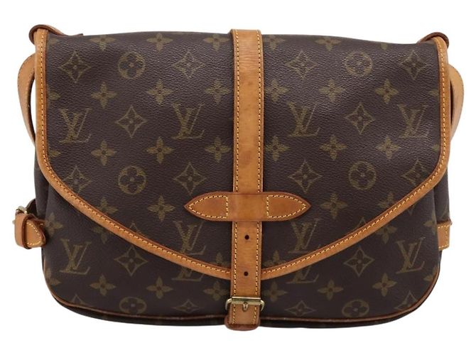 LOUIS VUITTON Monogram Saumur 30 Shoulder Bag M42256 LV Auth ka5757A Monogramma - vista 13