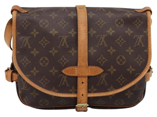 LOUIS VUITTON Monogram Saumur 30 Shoulder Bag M42256 LV Auth ka5757A Monogramma - vista 2