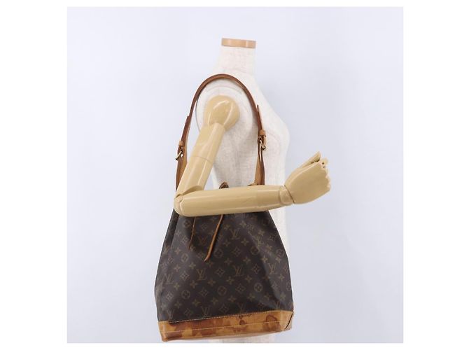 LOUIS VUITTON Borsa a tracolla Monogram Noe M42224 LV Auth 198474 Monogramma - vista 23