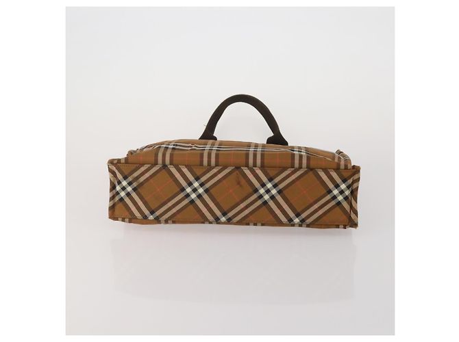 Borsa a mano BURBERRY Nova Check Blue Label in tela 4 Set Green Beige Auth 190010 Verde - vista 6