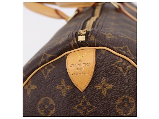 LOUIS VUITTON Monogram Keepall 55 Boston Bag M41424 LV Auth 194909SAV Monogramma - vista 18