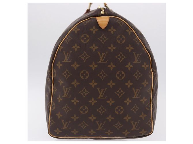 LOUIS VUITTON Monogram Keepall 55 Boston Bag M41424 LV Auth 194909SAV Monogramma - vista 3