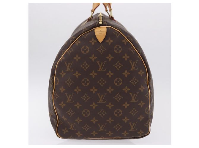 LOUIS VUITTON Monogram Keepall 55 Boston Bag M41424 LV Auth 194909SAV Monogramma - vista 4