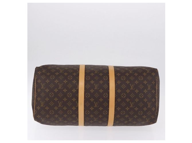 LOUIS VUITTON Monogram Keepall 55 Boston Bag M41424 LV Auth 194909SAV Monogramma - vista 5