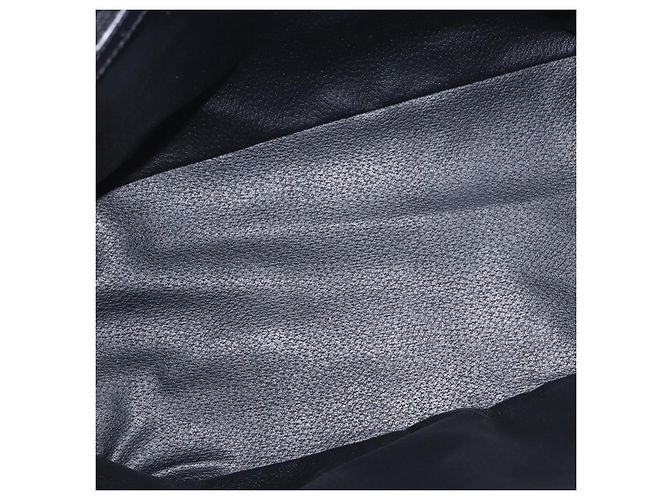 Céline Borsa Tote CELINE Macadam Canvas PVC Pelle Nero Oro Auth BA15122 D'oro - vista 11