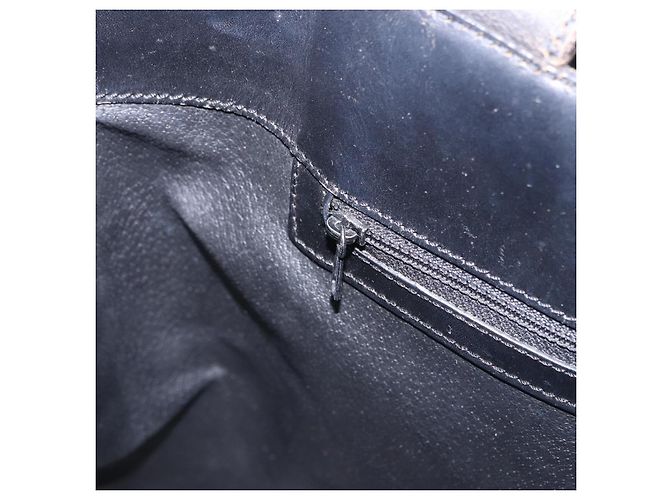 Céline Borsa Tote CELINE Macadam Canvas PVC Pelle Nero Oro Auth BA15122 D'oro - vista 20