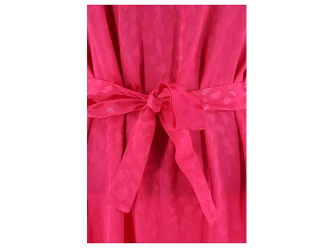 Autre Marque Vestido rosa de viscosa Modetrotter - vista 3