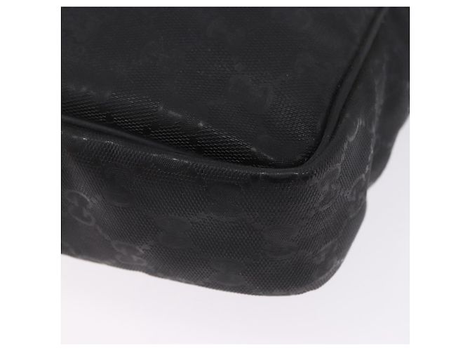 Borsa a tracolla GUCCI GG Implementation PVC Nero Argento 201448 Auth BA14830 - vista 15