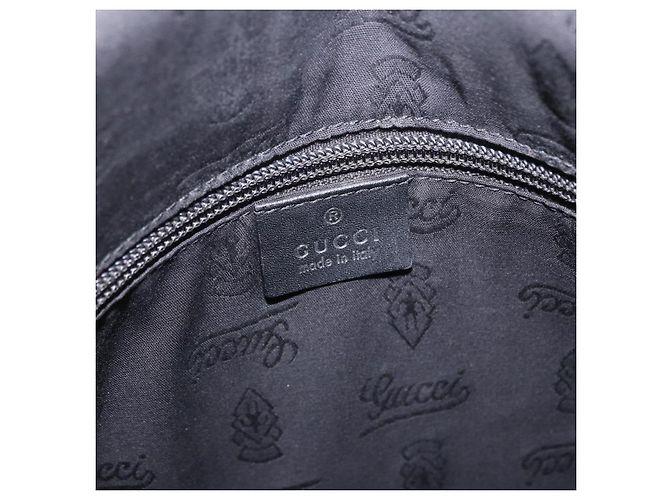 Borsa a tracolla GUCCI GG Implementation PVC Nero Argento 201448 Auth BA14830 - vista 20