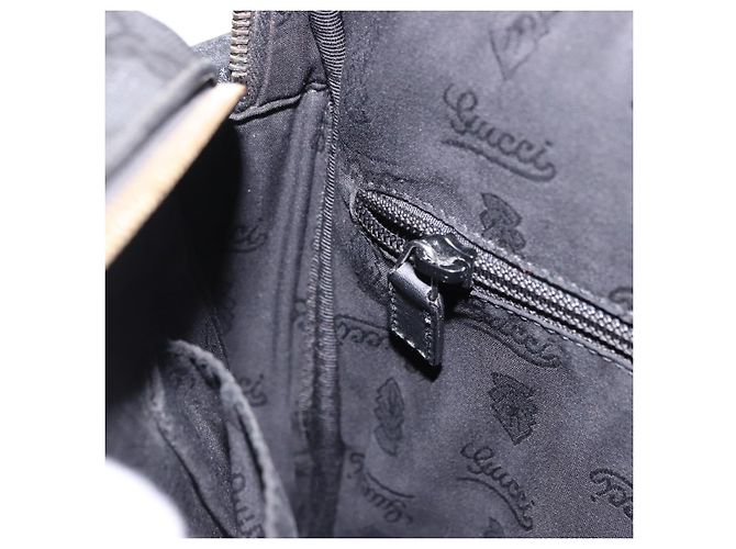 Borsa a tracolla GUCCI GG Implementation PVC Nero Argento 201448 Auth BA14830 - vista 23