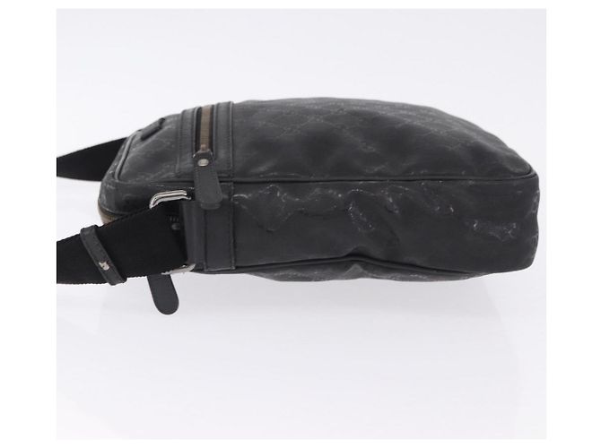 Borsa a tracolla GUCCI GG Implementation PVC Nero Argento 201448 Auth BA14830 - vista 4