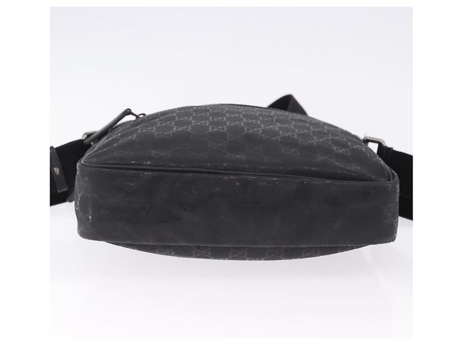 Borsa a tracolla GUCCI GG Implementation PVC Nero Argento 201448 Auth BA14830 - vista 5