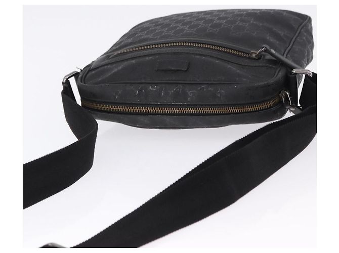 Borsa a tracolla GUCCI GG Implementation PVC Nero Argento 201448 Auth BA14830 - vista 6