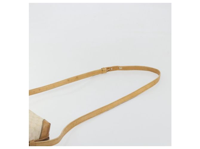 GUCCI Micro GG Supreme Schultertasche PVC Elfenbein Gold 67 01 5294 Auth 196335 Golden Roh - Ansicht 14
