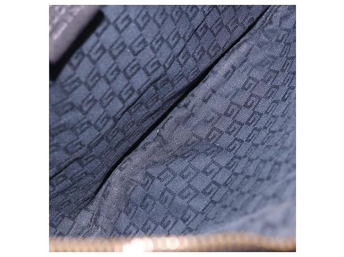 Borsa a tracolla GUCCI Sherry Line Canvas Nero Oro 106663 Auth ka5705 D'oro - vista 11
