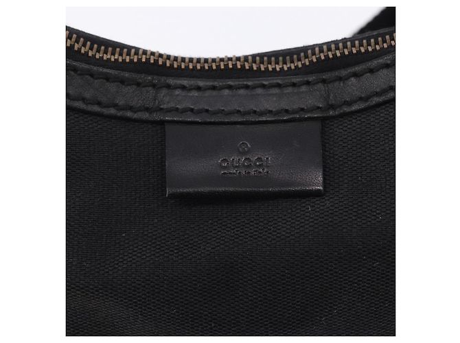 Borsa a tracolla GUCCI Sherry Line Canvas Nero Oro 106663 Auth ka5705 D'oro - vista 17