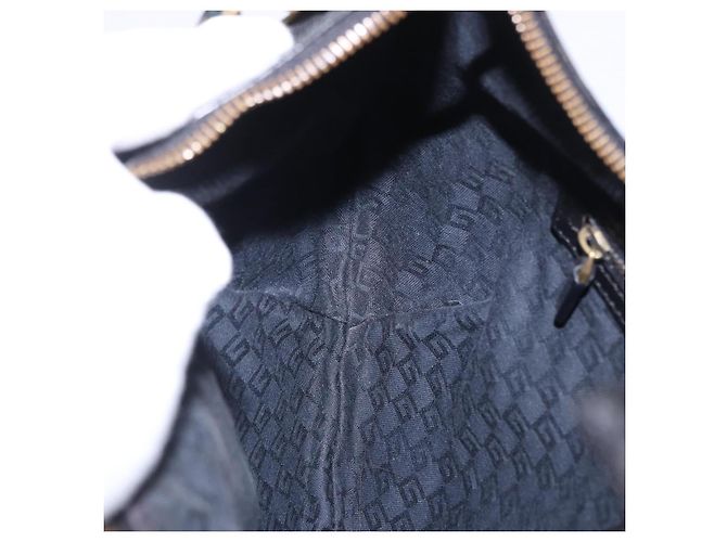 Borsa a tracolla GUCCI Sherry Line Canvas Nero Oro 106663 Auth ka5705 D'oro - vista 20